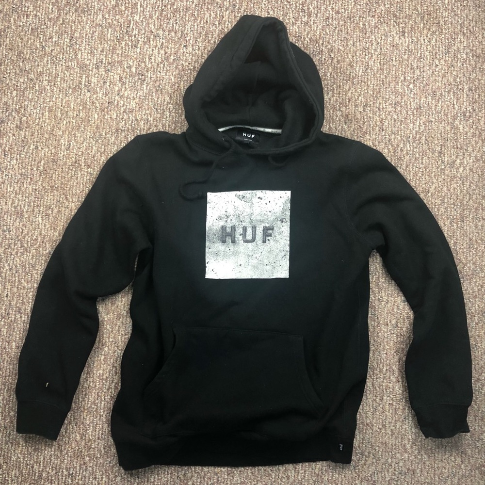 HUF Black Moon Logo Hoodie